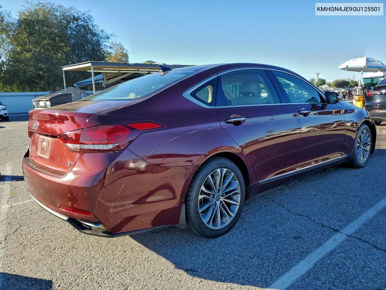 KMHGN4JE9GU125501 2016 Hyundai Genesis 3.8L
