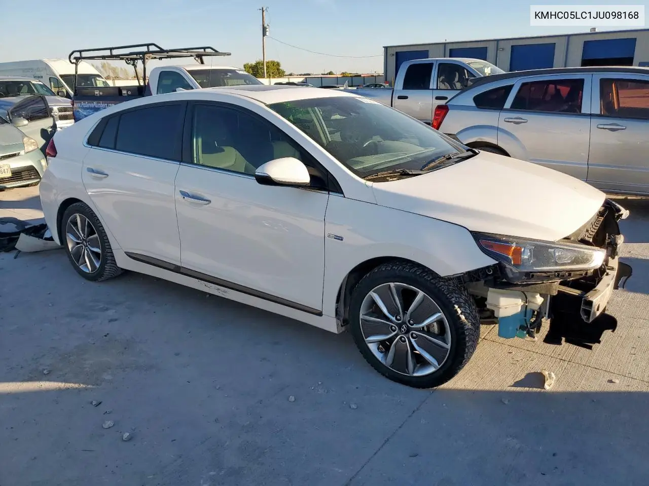 KMHC05LC1JU098168 2018 Hyundai Ioniq Limited