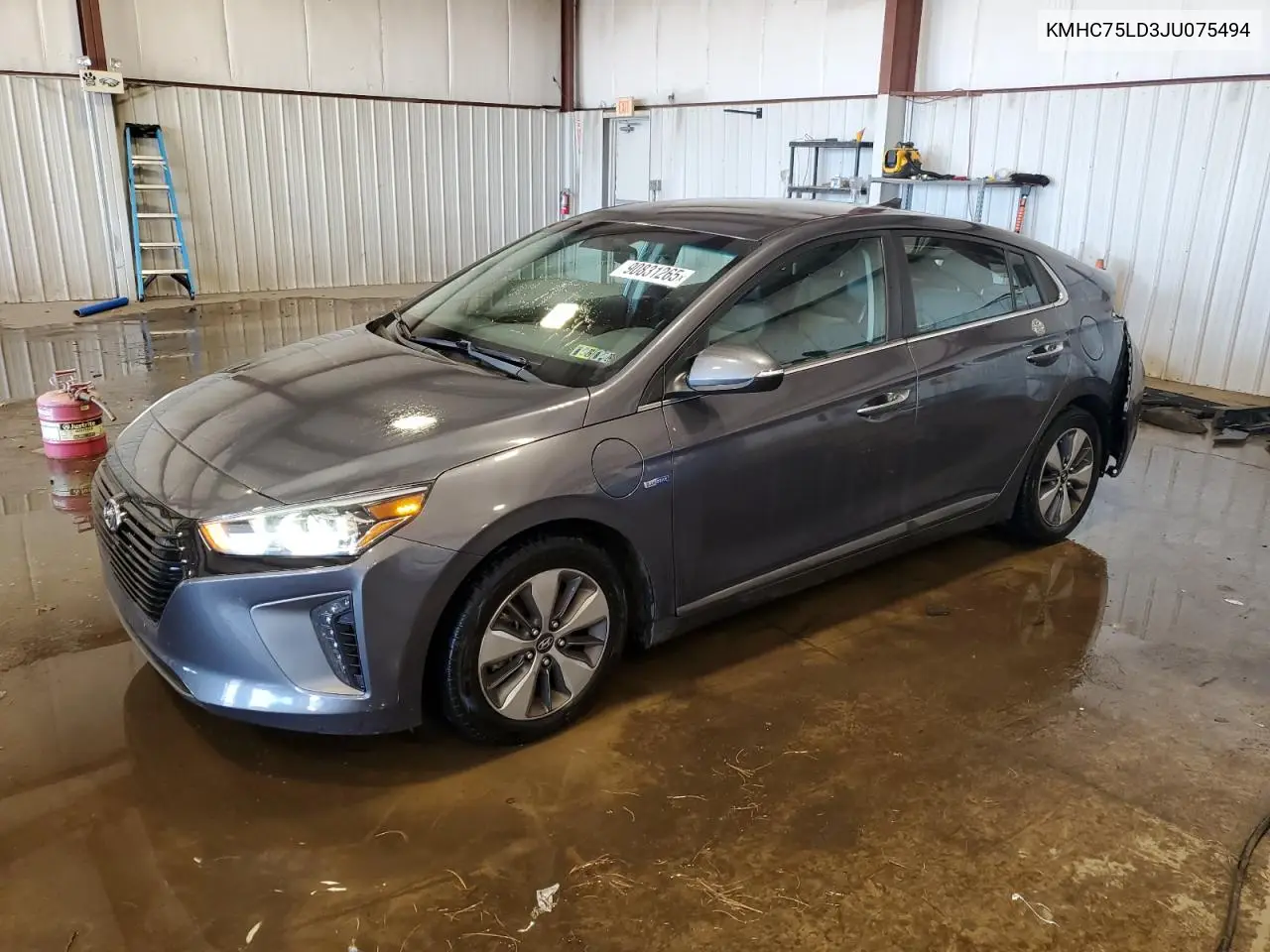 KMHC75LD3JU075494 2018 Hyundai Ioniq Limited