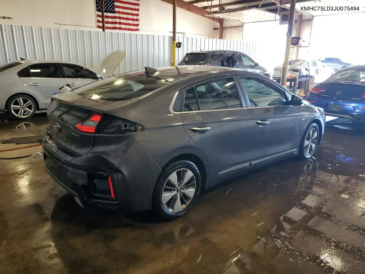 KMHC75LD3JU075494 2018 Hyundai Ioniq Limited