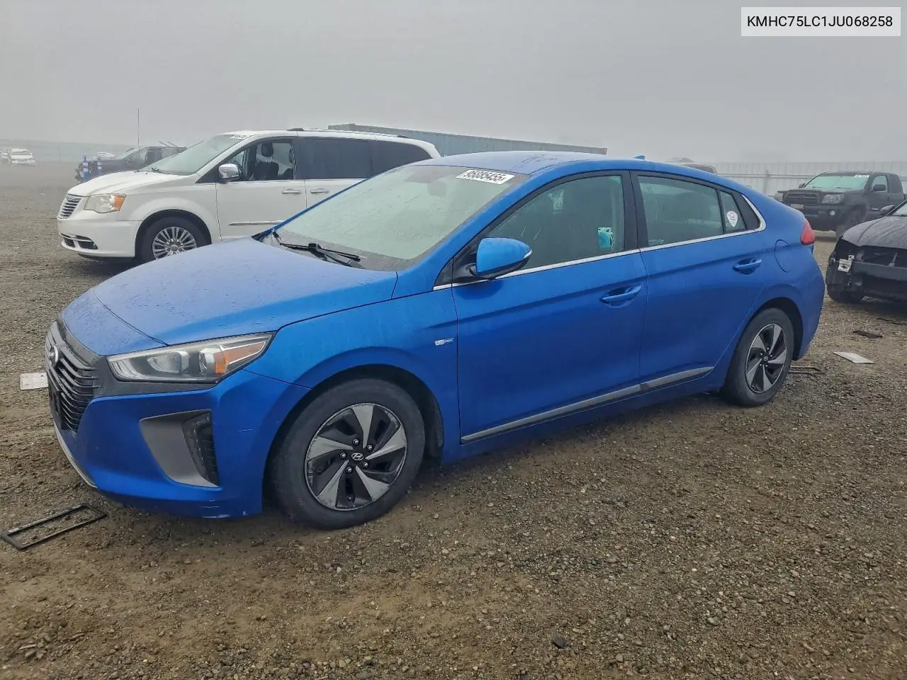 KMHC75LC1JU068258 2018 Hyundai Ioniq Sel