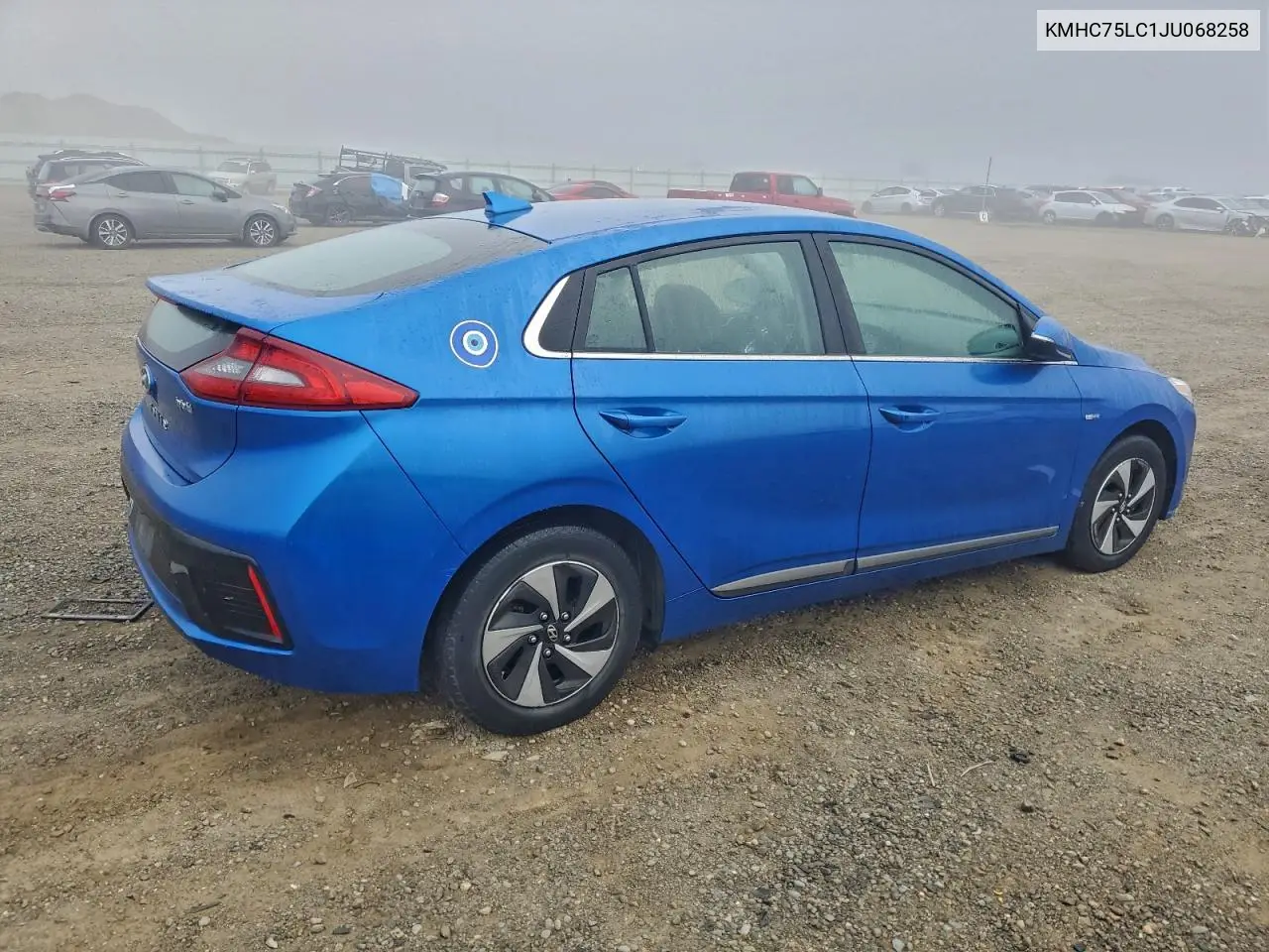 KMHC75LC1JU068258 2018 Hyundai Ioniq Sel