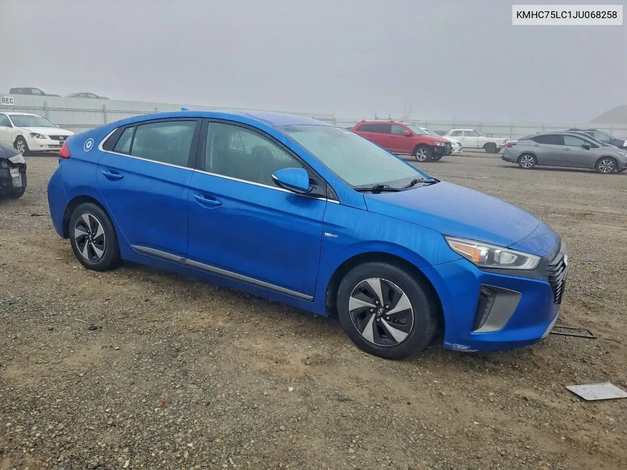 KMHC75LC1JU068258 2018 Hyundai Ioniq Sel