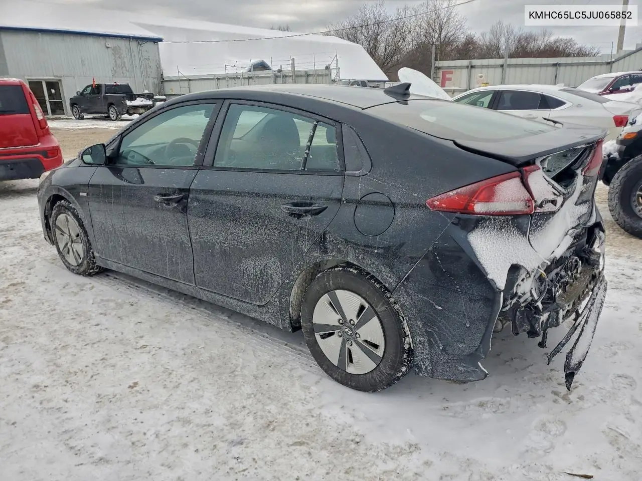 KMHC65LC5JU065852 2018 Hyundai Ioniq Blue