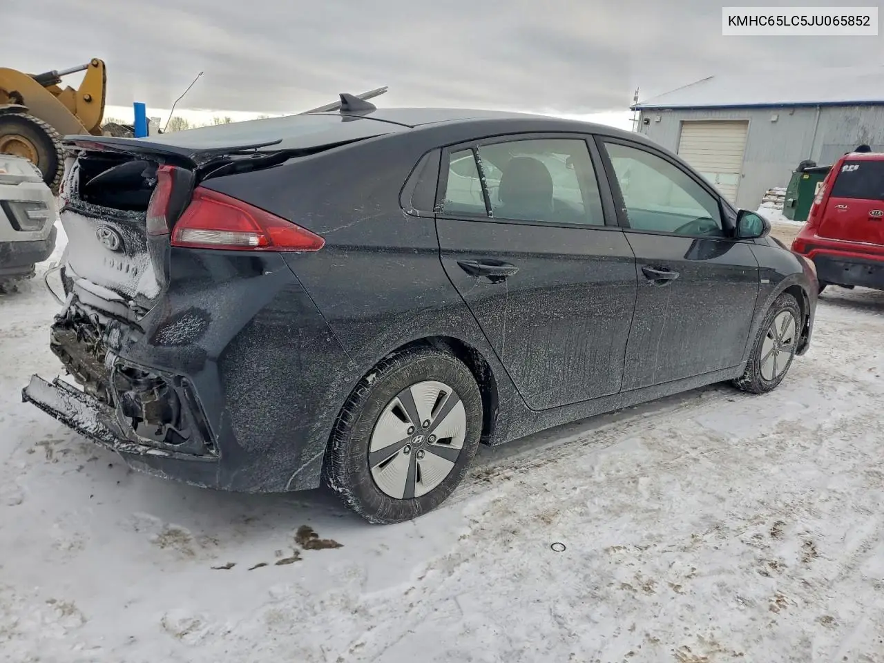 KMHC65LC5JU065852 2018 Hyundai Ioniq Blue