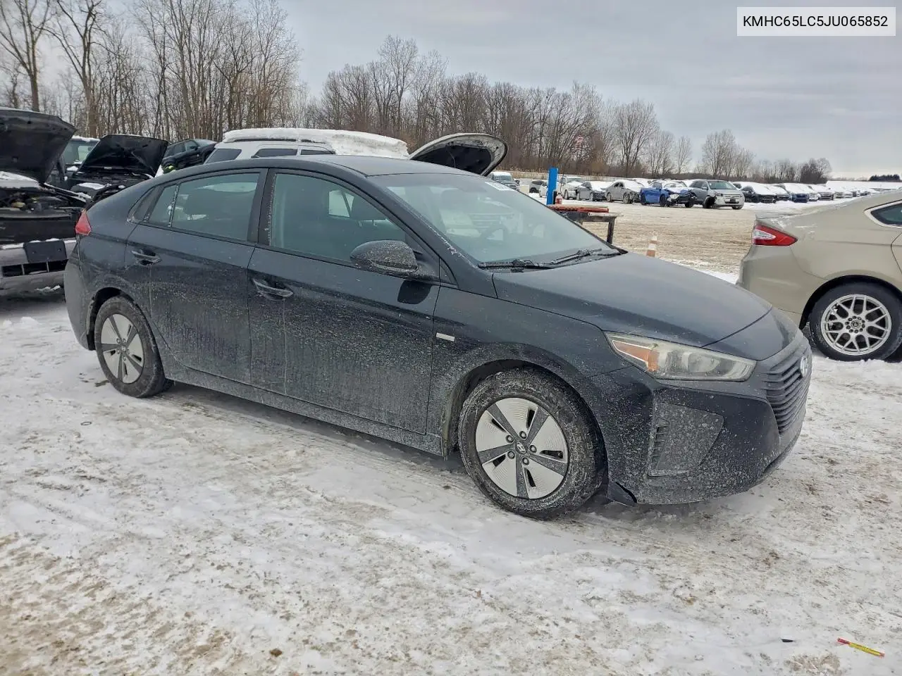 KMHC65LC5JU065852 2018 Hyundai Ioniq Blue