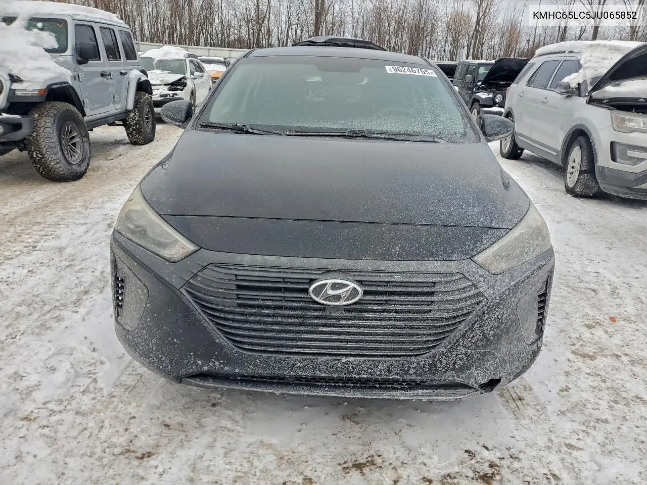 KMHC65LC5JU065852 2018 Hyundai Ioniq Blue