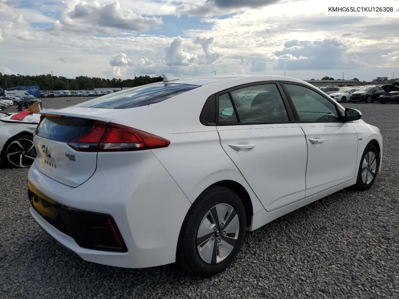 KMHC65LC1KU126308 2019 Hyundai Ioniq Blue