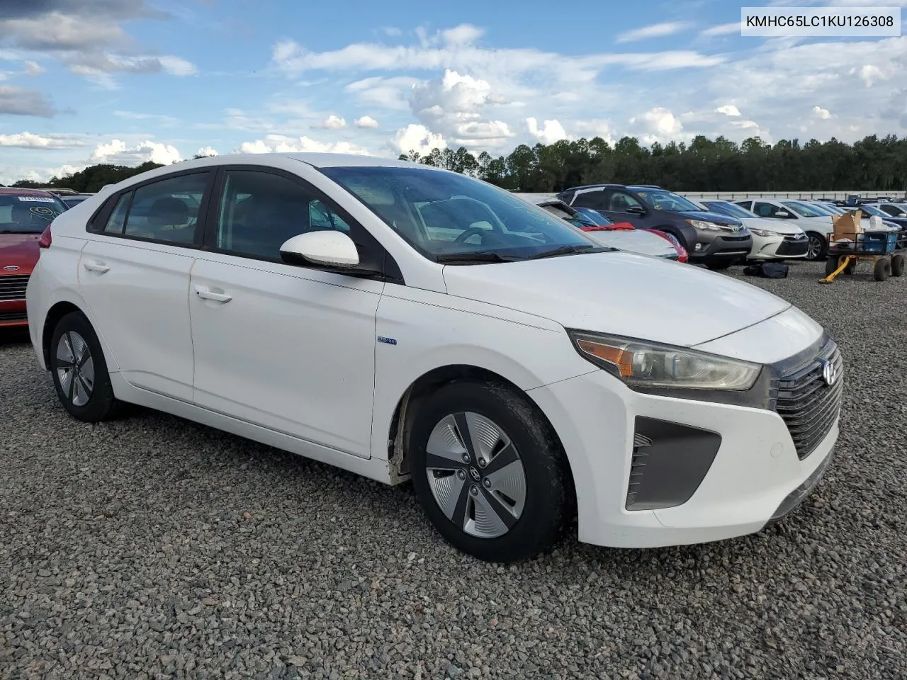 KMHC65LC1KU126308 2019 Hyundai Ioniq Blue