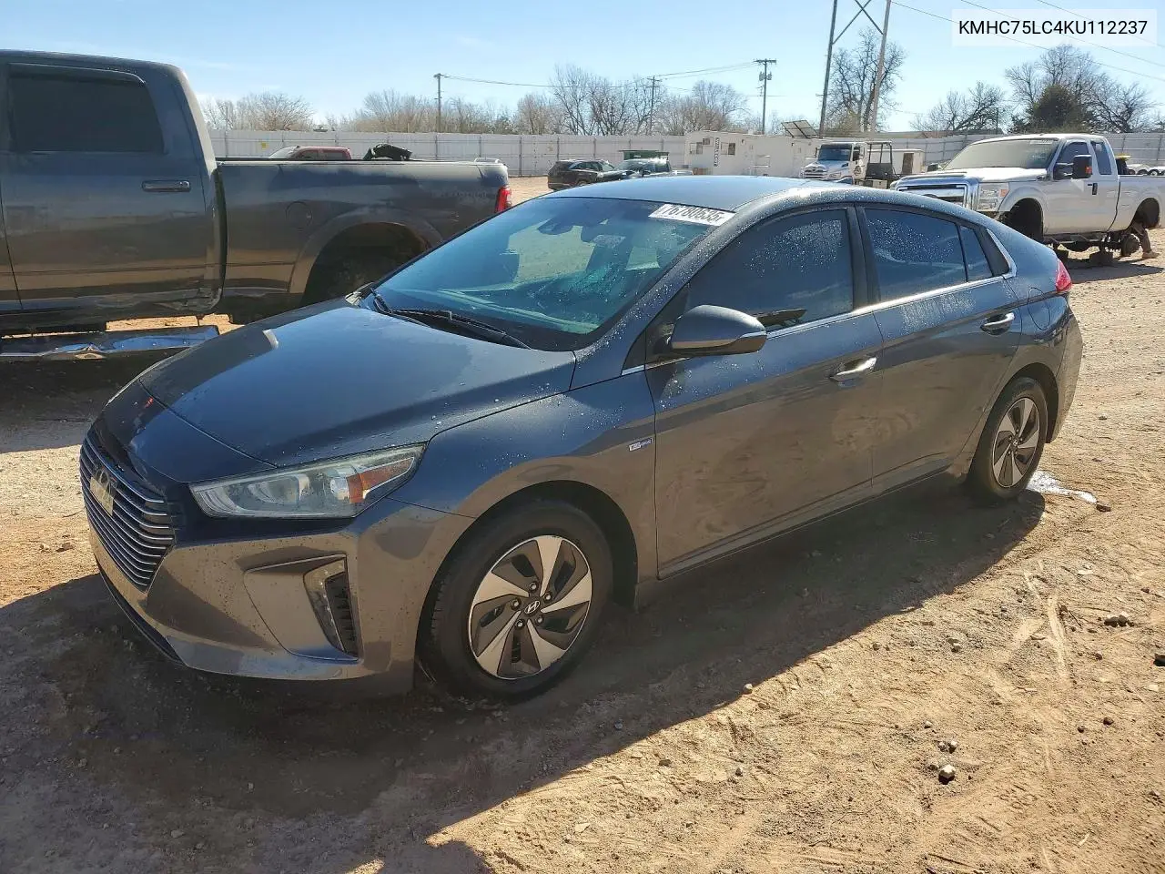 KMHC75LC4KU112237 2019 Hyundai Ioniq Sel