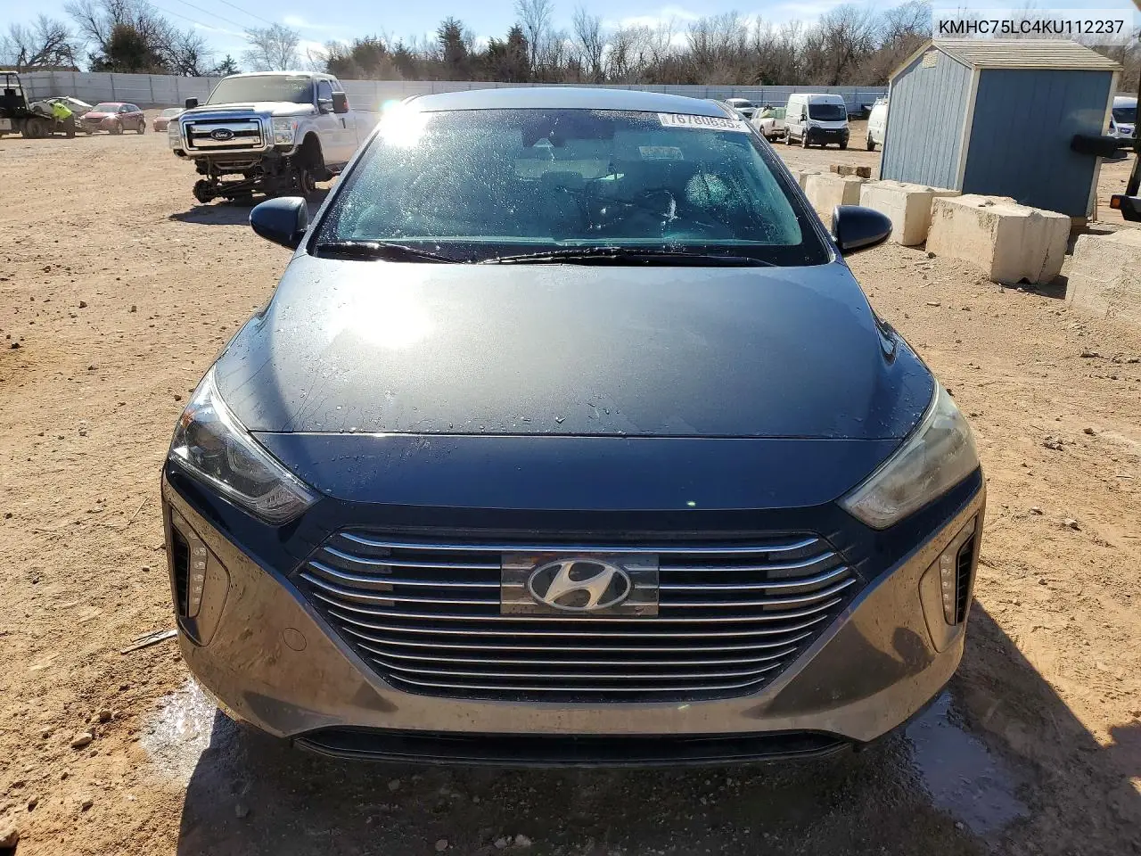 KMHC75LC4KU112237 2019 Hyundai Ioniq Sel