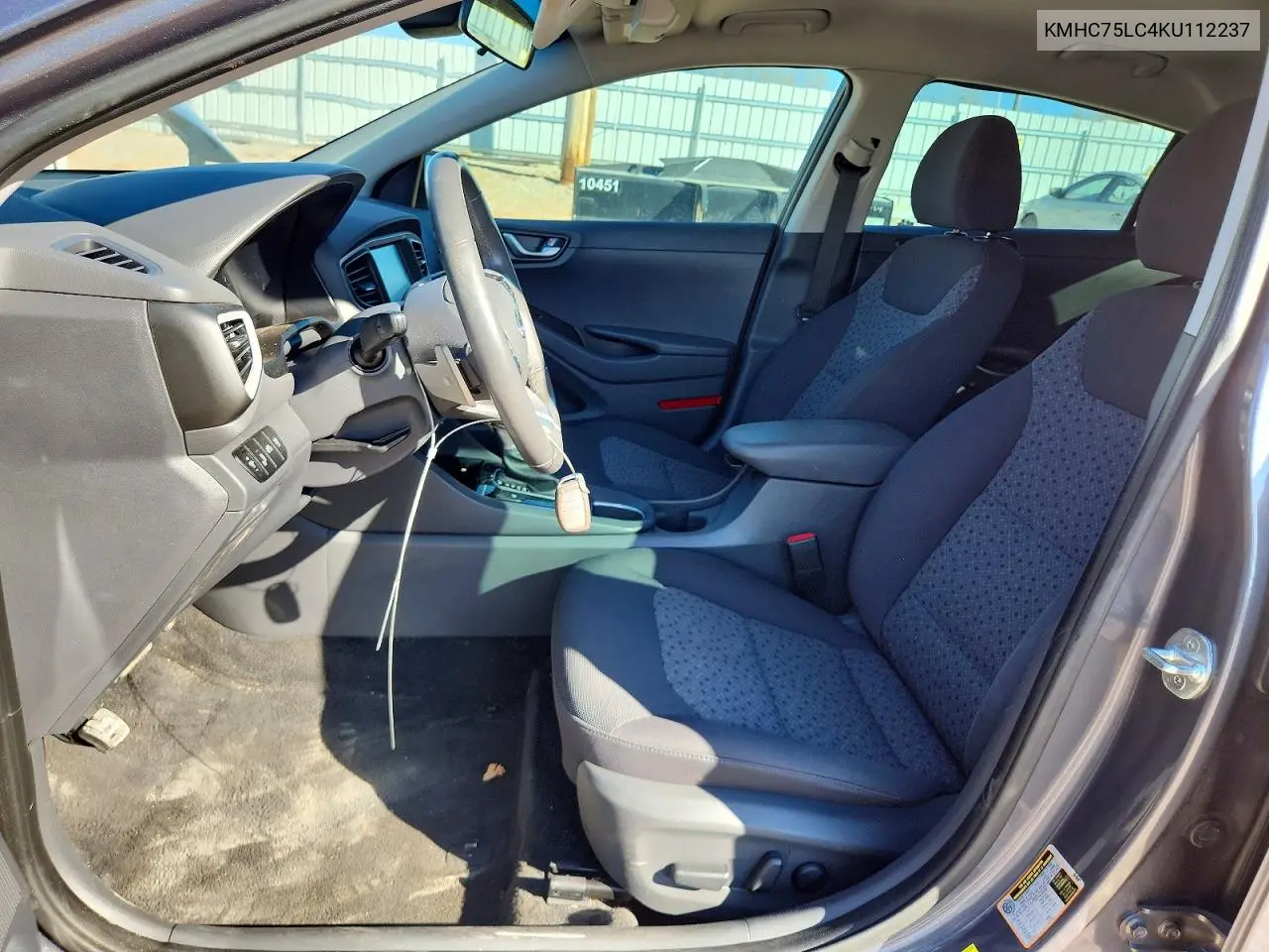 KMHC75LC4KU112237 2019 Hyundai Ioniq Sel