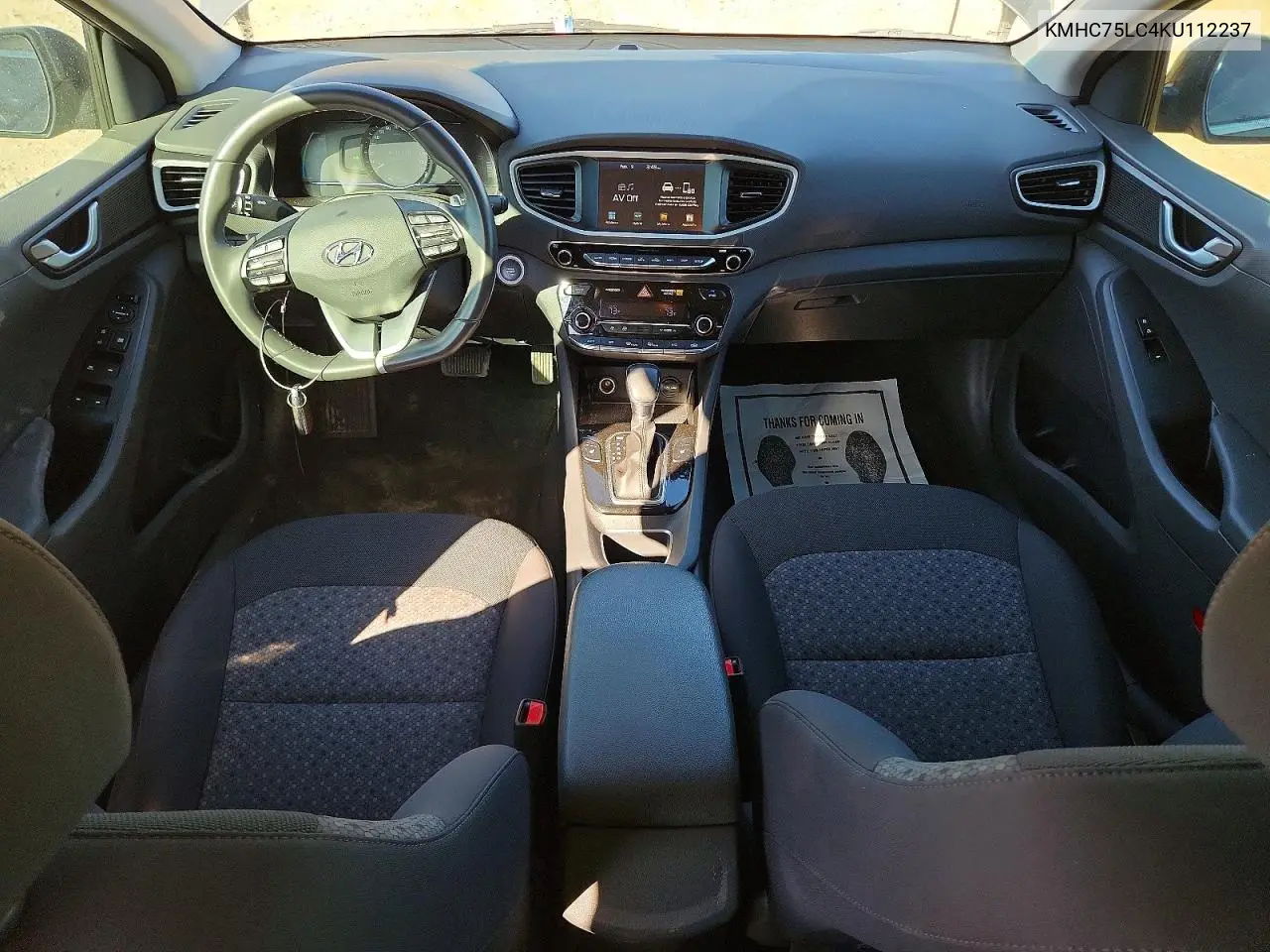KMHC75LC4KU112237 2019 Hyundai Ioniq Sel