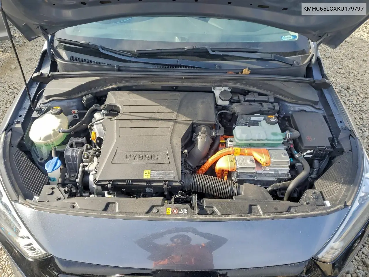 KMHC65LCXKU179797 2019 Hyundai Ioniq Blue