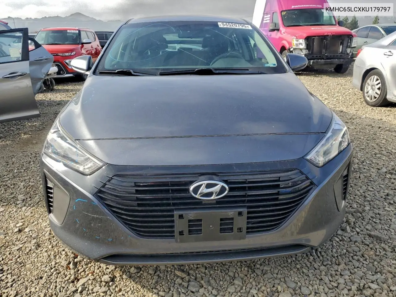 KMHC65LCXKU179797 2019 Hyundai Ioniq Blue