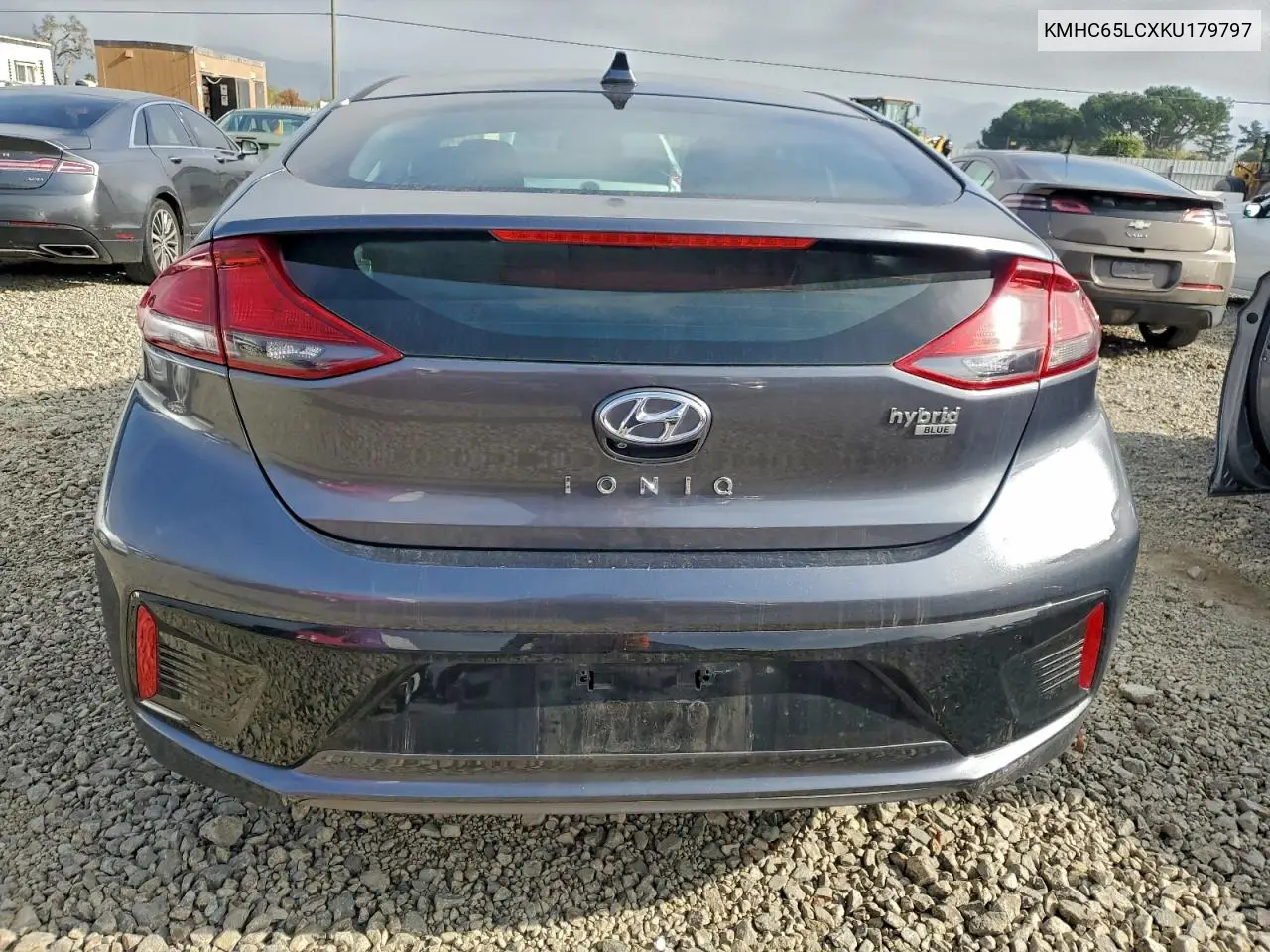 KMHC65LCXKU179797 2019 Hyundai Ioniq Blue