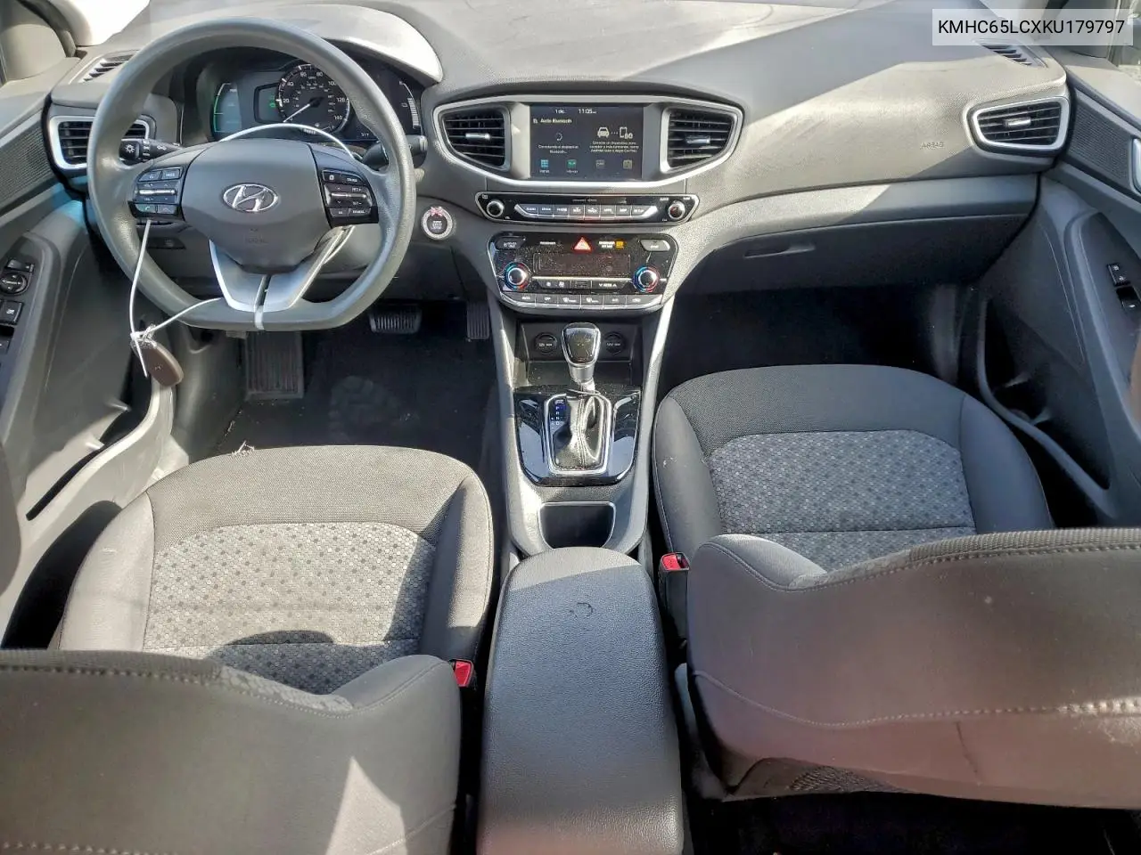 KMHC65LCXKU179797 2019 Hyundai Ioniq Blue