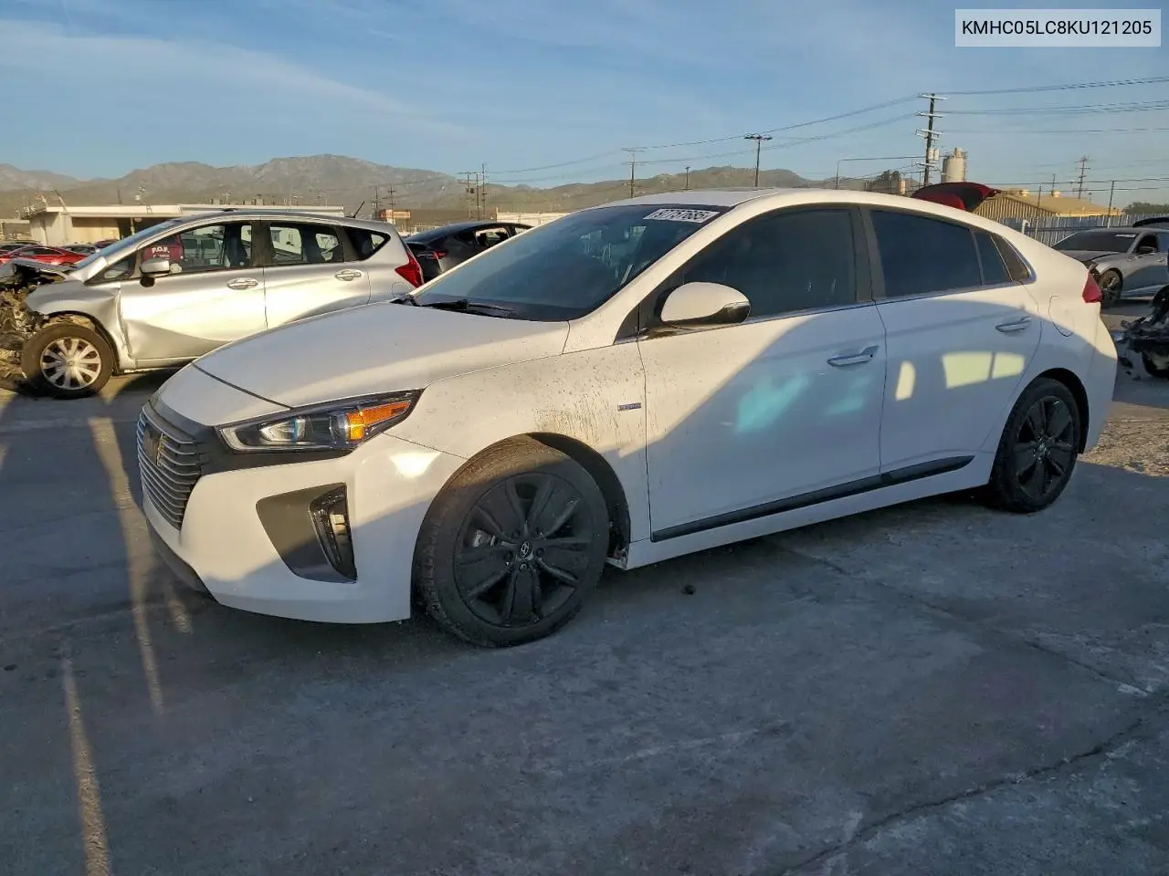 KMHC05LC8KU121205 2019 Hyundai Ioniq Limited