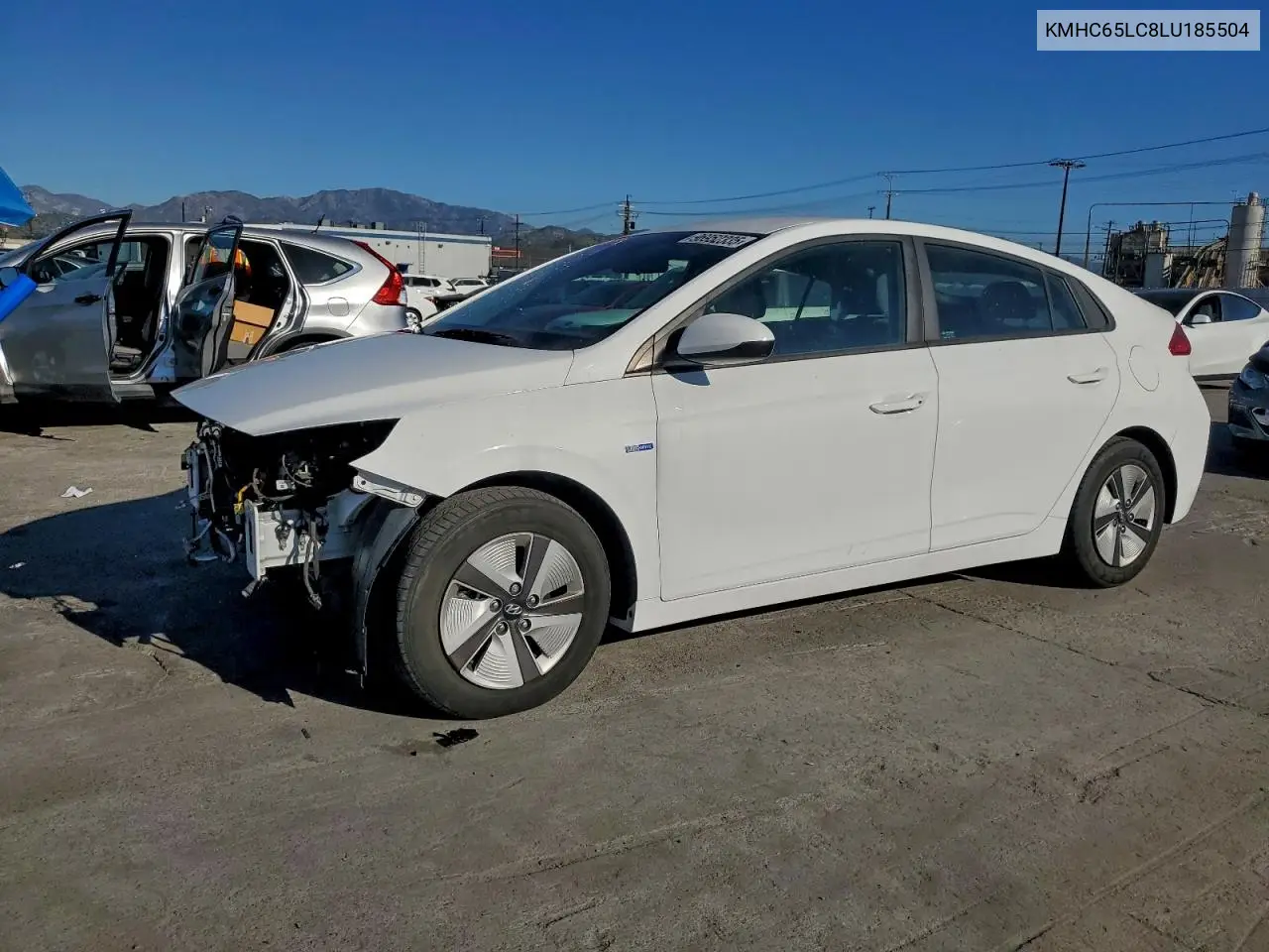 KMHC65LC8LU185504 2020 Hyundai Ioniq Blue