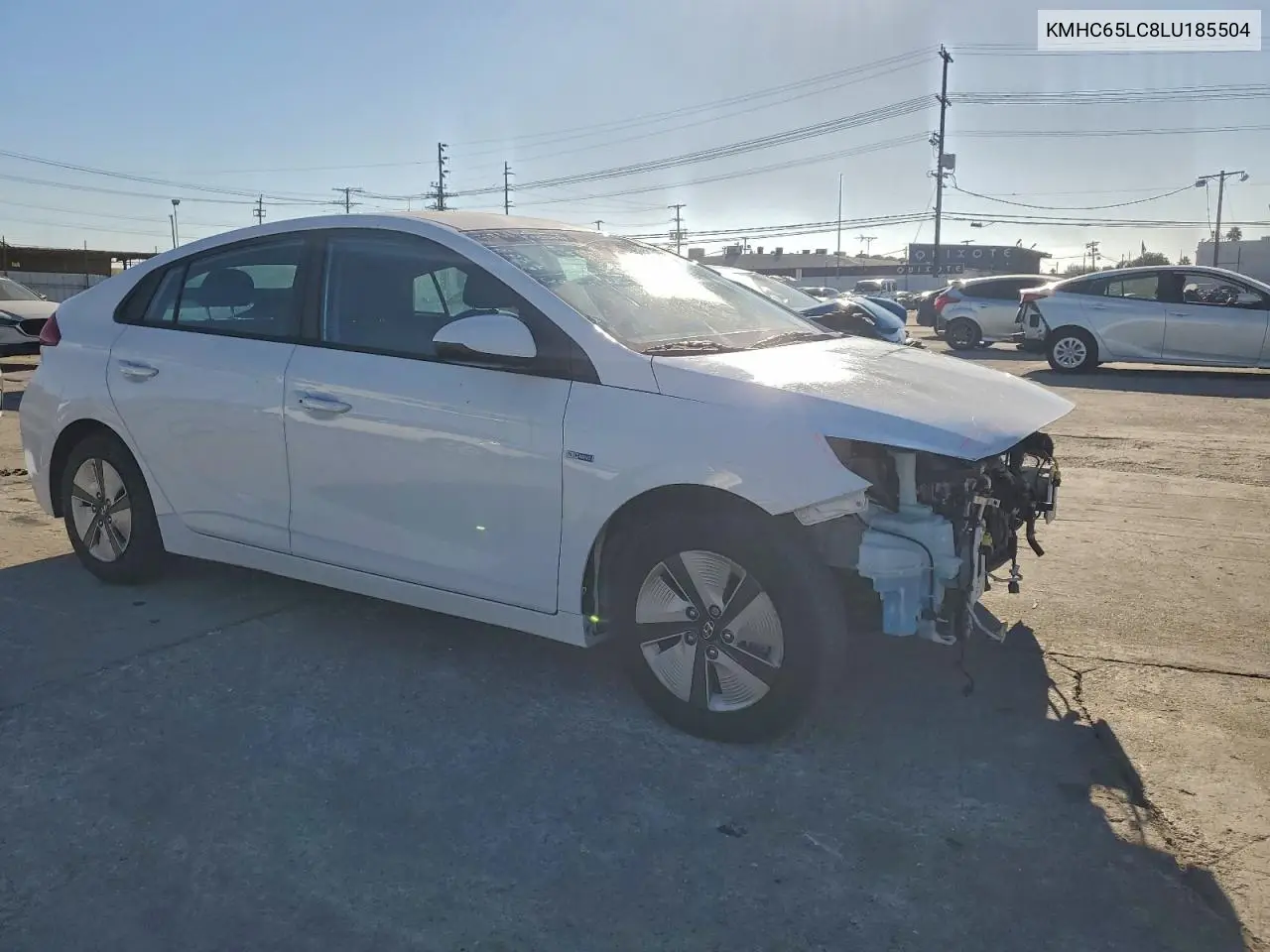 KMHC65LC8LU185504 2020 Hyundai Ioniq Blue