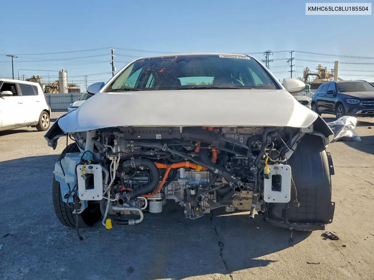 KMHC65LC8LU185504 2020 Hyundai Ioniq Blue