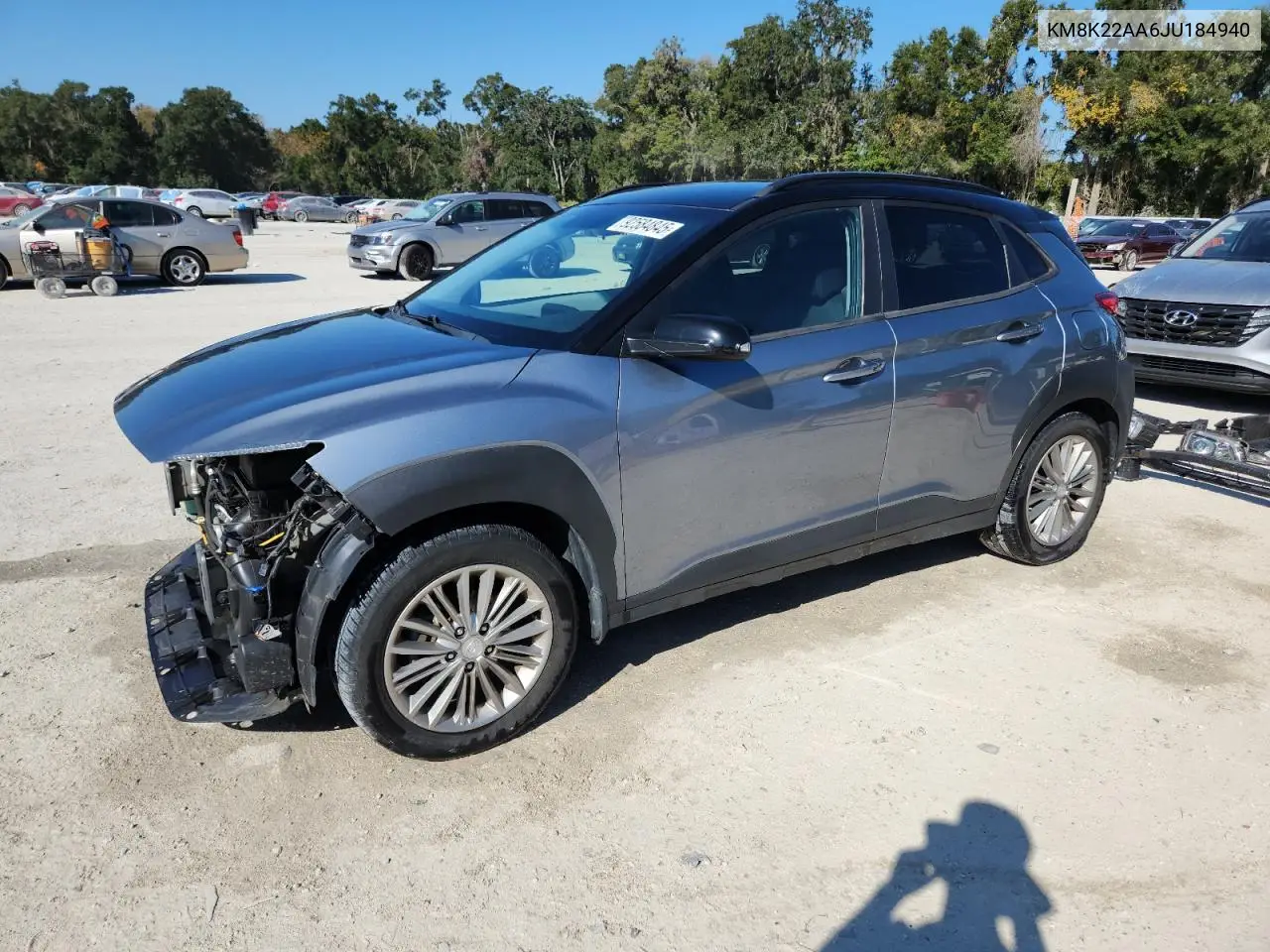 KM8K22AA6JU184940 2018 Hyundai Kona Sel