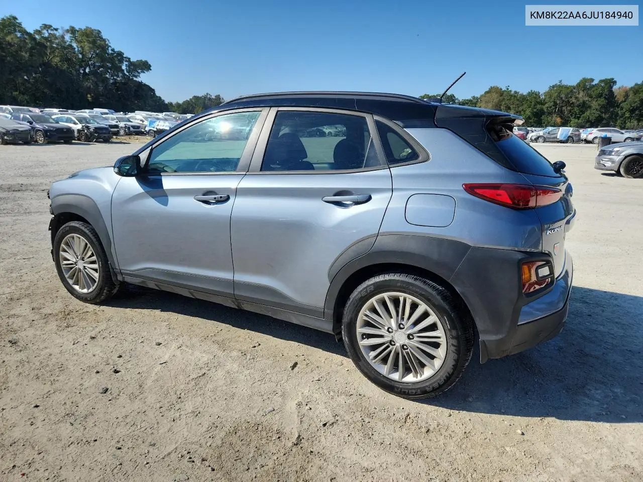 KM8K22AA6JU184940 2018 Hyundai Kona Sel