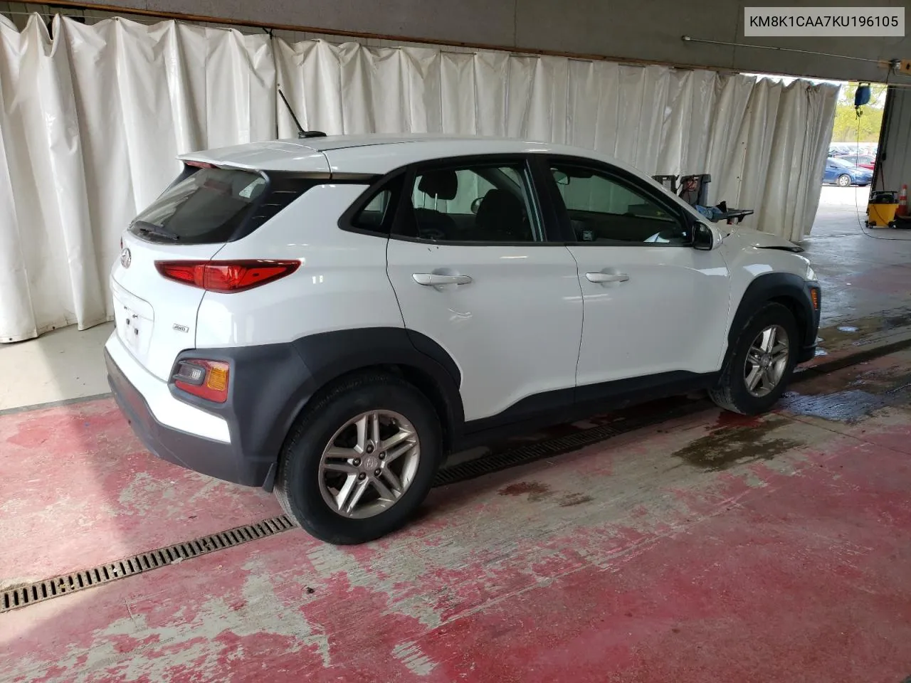 2019 Hyundai Kona Se VIN: KM8K1CAA7KU196105 Lot: 71389354