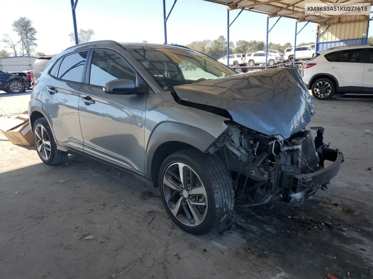 KM8K53A51KU271615 2019 Hyundai Kona Ultimate