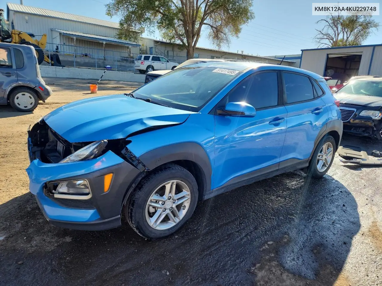 KM8K12AA4KU229748 2019 Hyundai Kona Se
