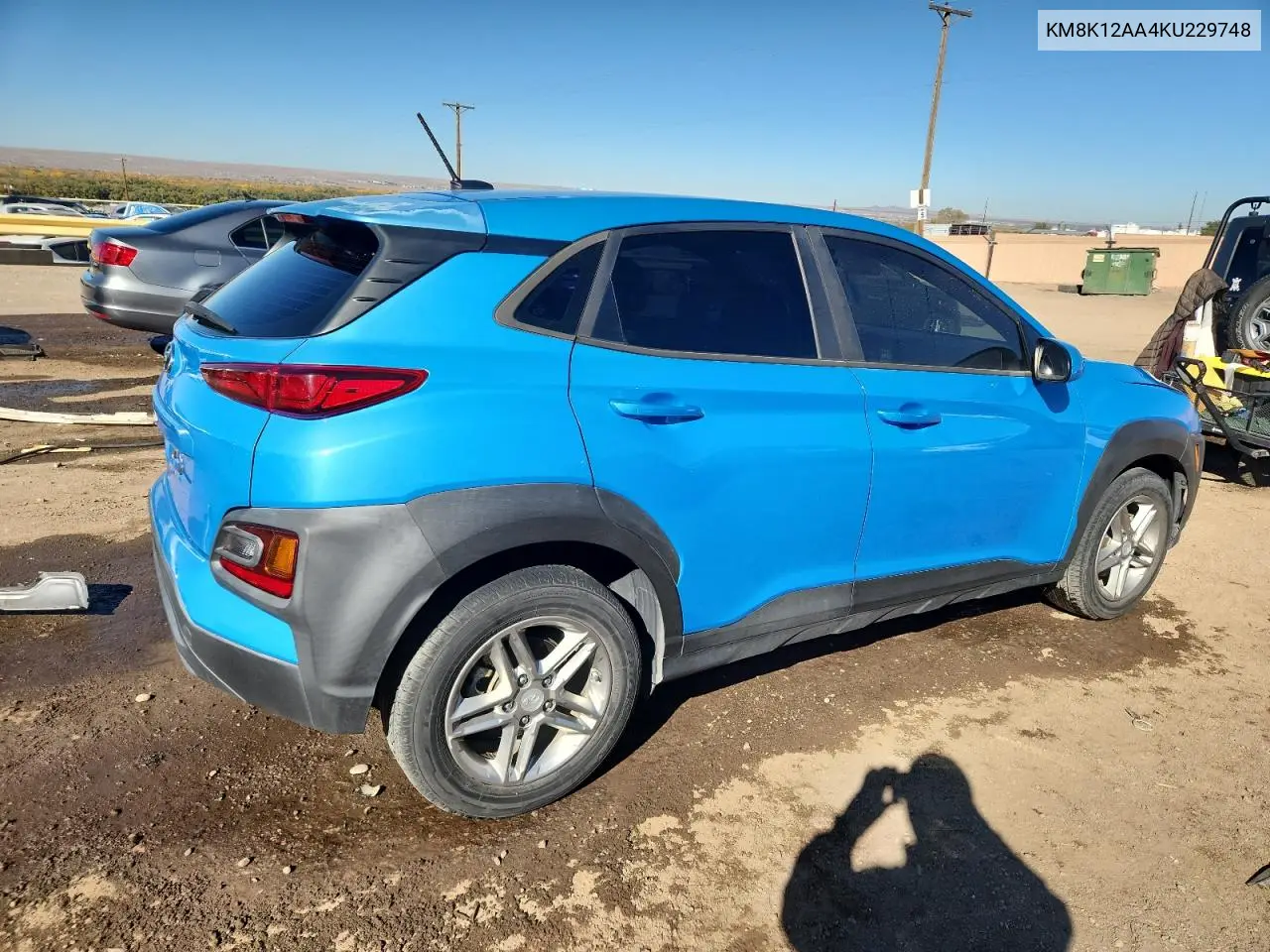 KM8K12AA4KU229748 2019 Hyundai Kona Se