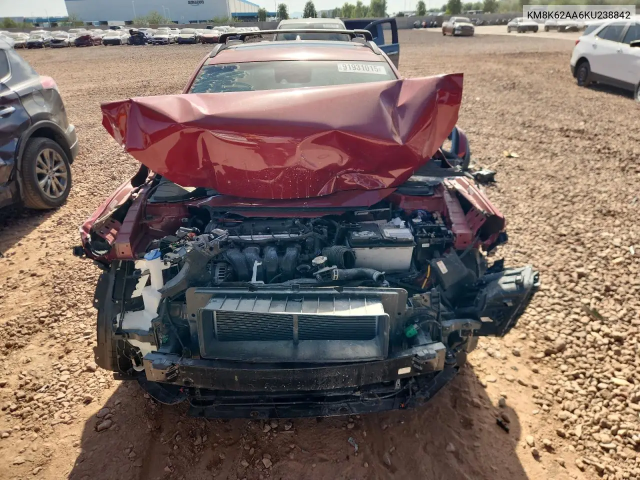 KM8K62AA6KU238842 2019 Hyundai Kona Sel