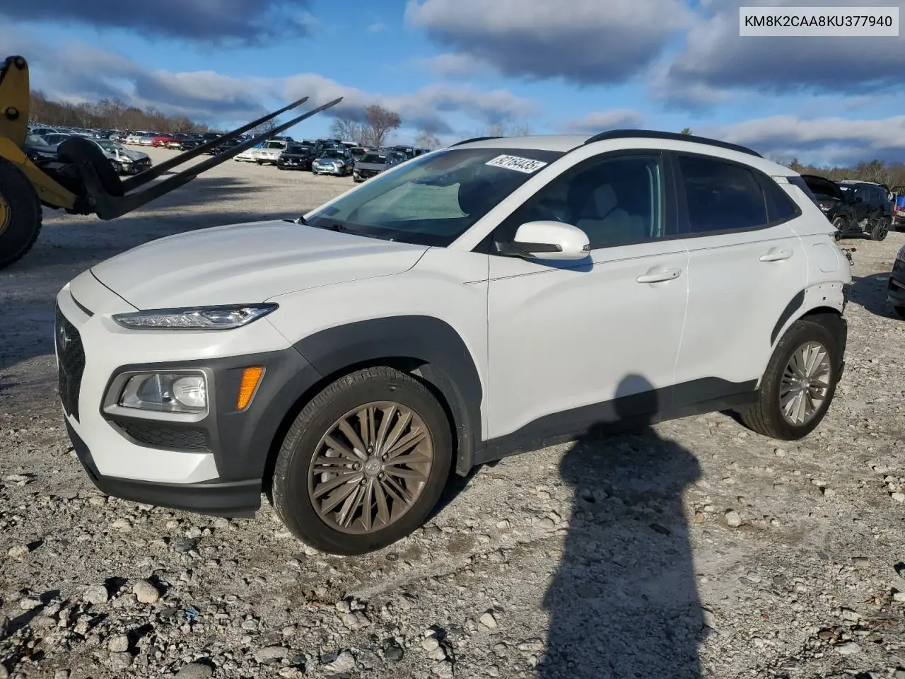 KM8K2CAA8KU377940 2019 Hyundai Kona Sel