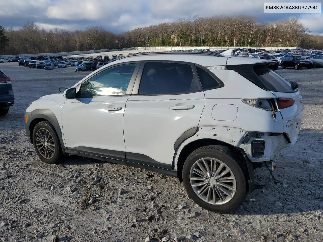 KM8K2CAA8KU377940 2019 Hyundai Kona Sel