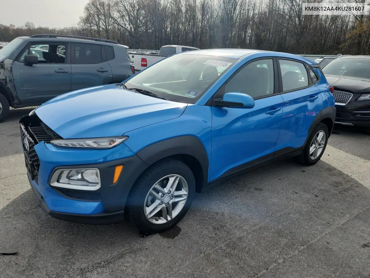KM8K12AA4KU281607 2019 Hyundai Kona Se