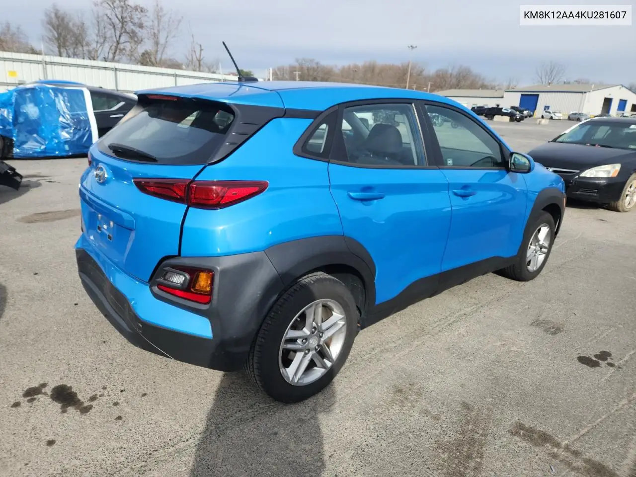 KM8K12AA4KU281607 2019 Hyundai Kona Se