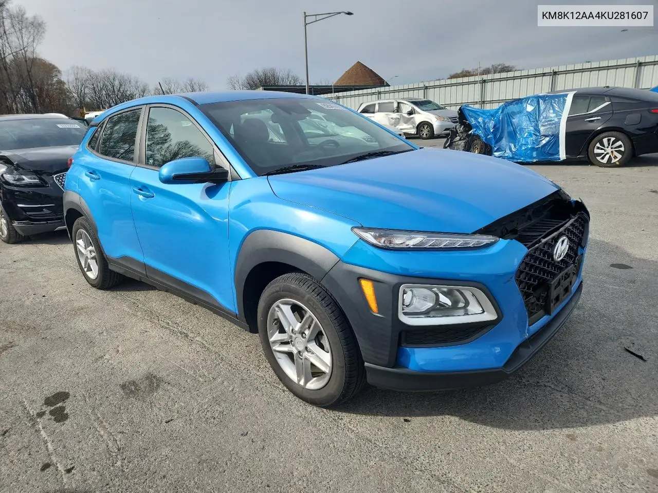 KM8K12AA4KU281607 2019 Hyundai Kona Se