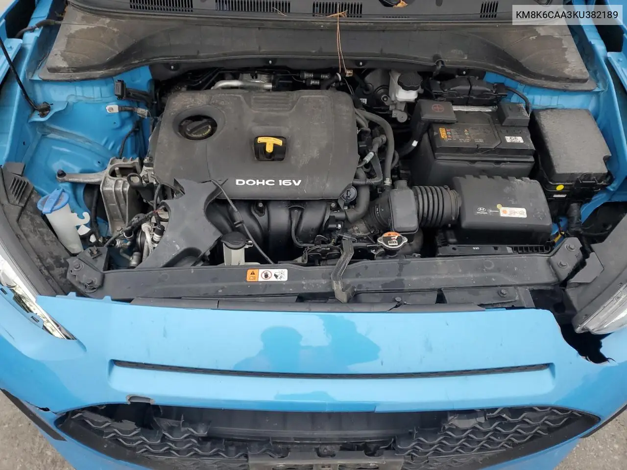 KM8K6CAA3KU382189 2019 Hyundai Kona Sel