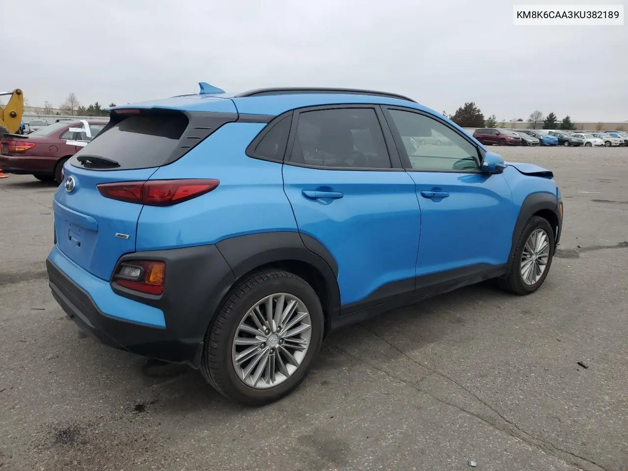 KM8K6CAA3KU382189 2019 Hyundai Kona Sel