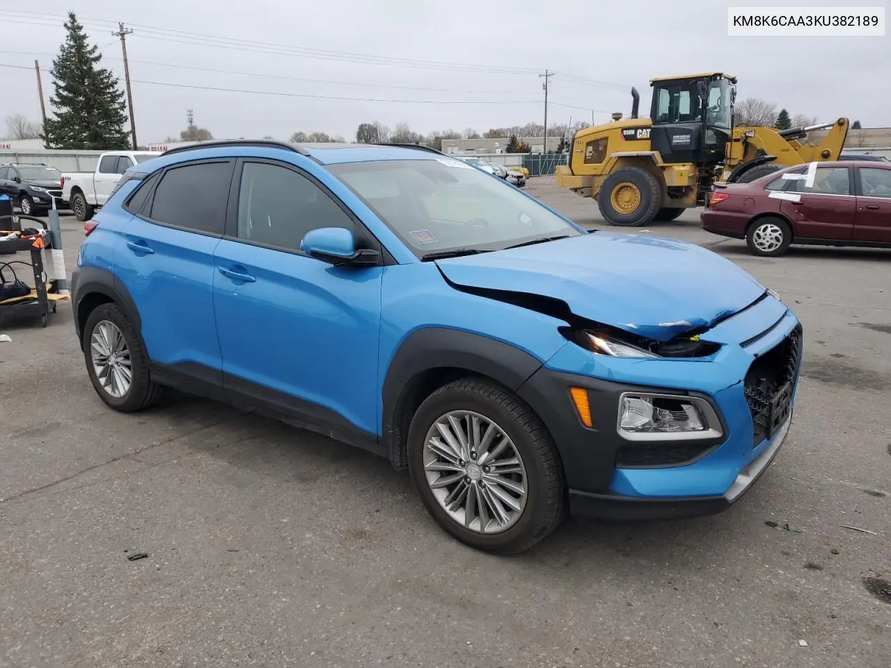 KM8K6CAA3KU382189 2019 Hyundai Kona Sel