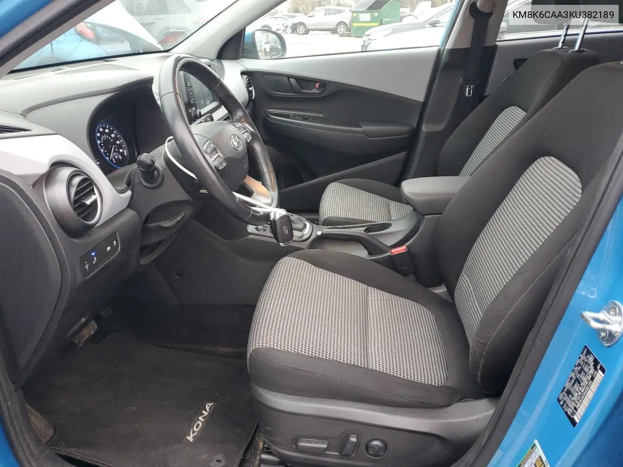 KM8K6CAA3KU382189 2019 Hyundai Kona Sel