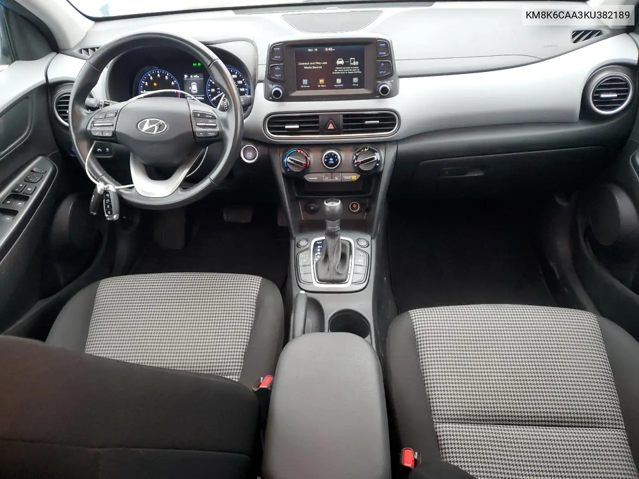 KM8K6CAA3KU382189 2019 Hyundai Kona Sel