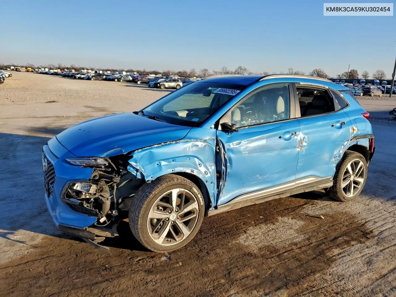KM8K3CA59KU302454 2019 Hyundai Kona Limited