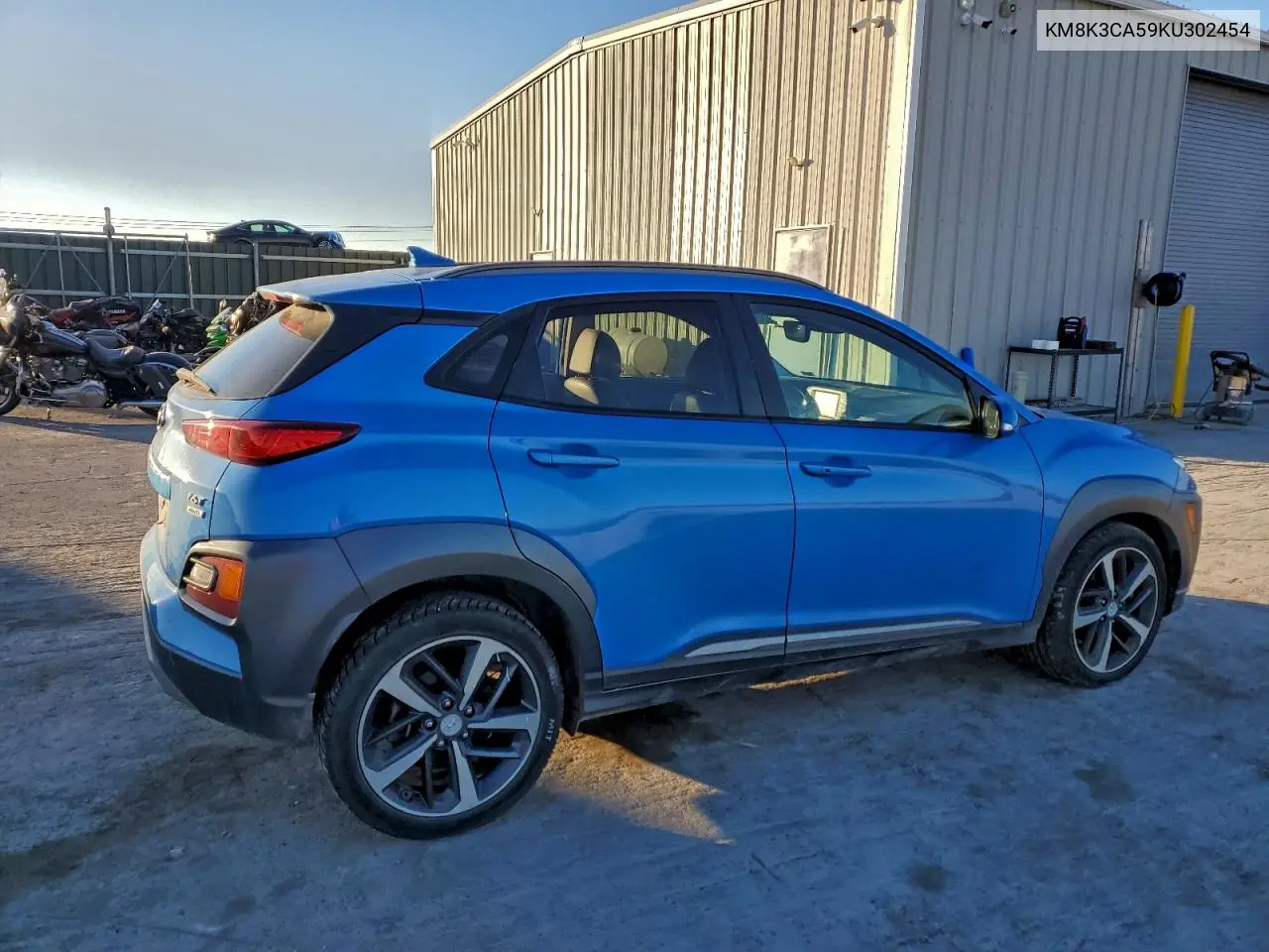 KM8K3CA59KU302454 2019 Hyundai Kona Limited