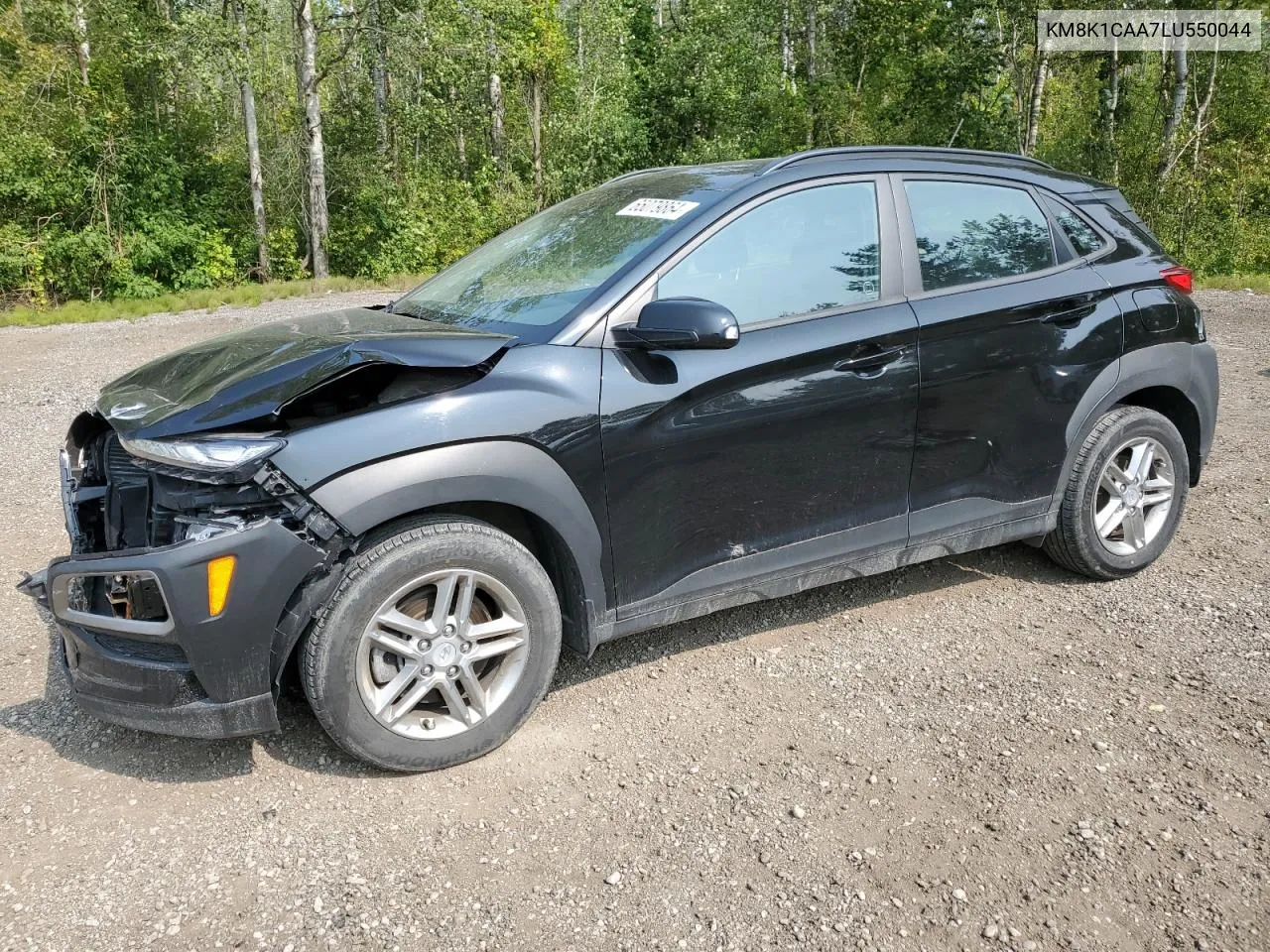 2020 Hyundai Kona Se VIN: KM8K1CAA7LU550044 Lot: 65079864