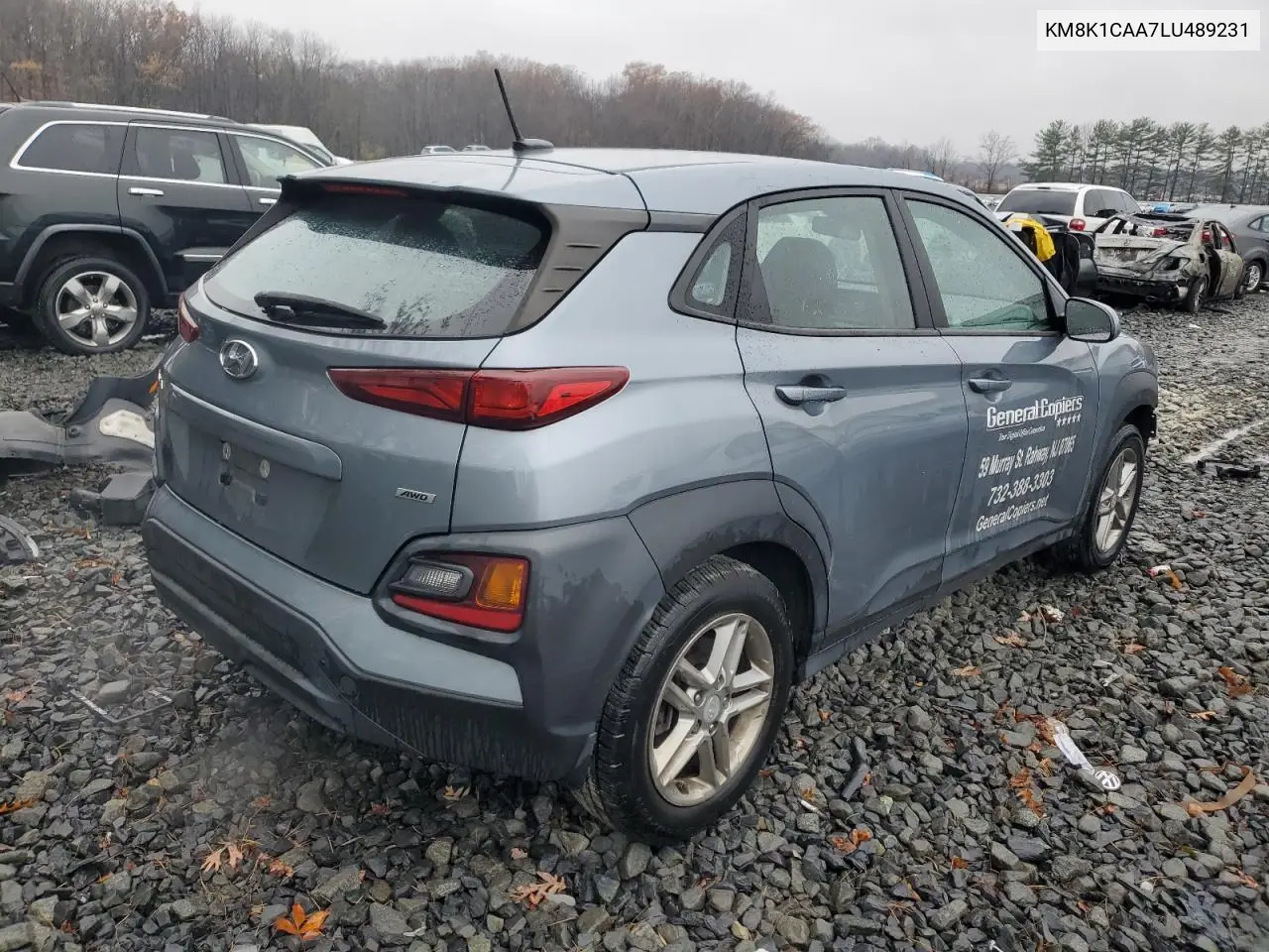 KM8K1CAA7LU489231 2020 Hyundai Kona Se