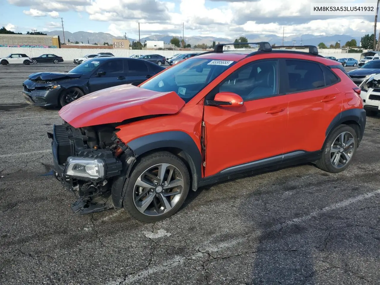 KM8K53A53LU541932 2020 Hyundai Kona Ultimate