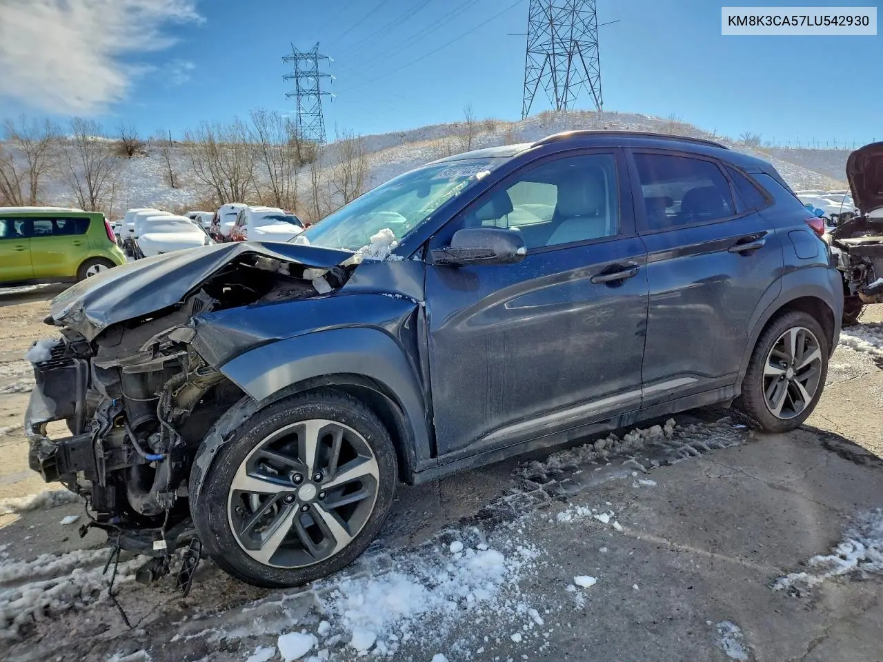 KM8K3CA57LU542930 2020 Hyundai Kona Limited
