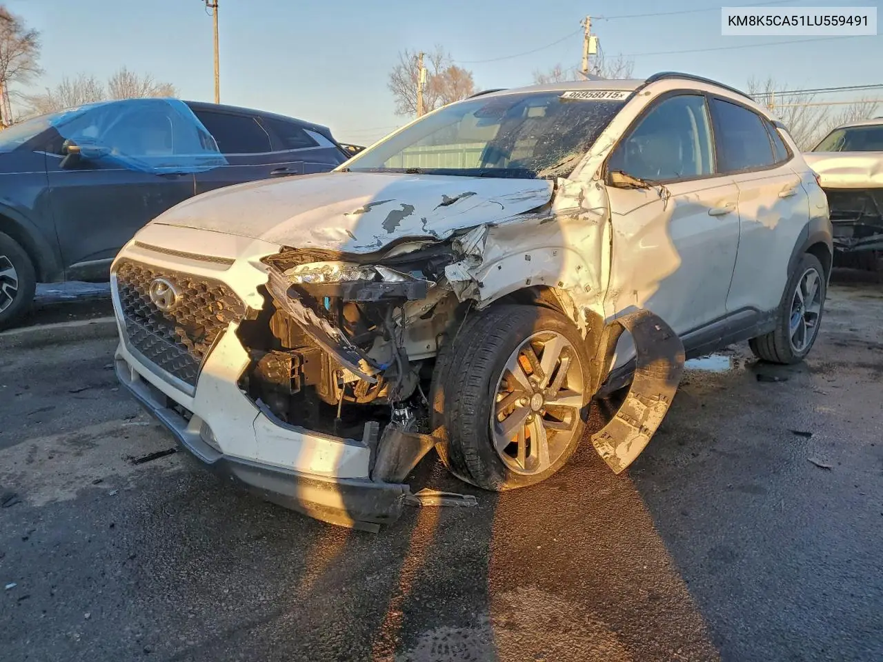 KM8K5CA51LU559491 2020 Hyundai Kona Ultimate