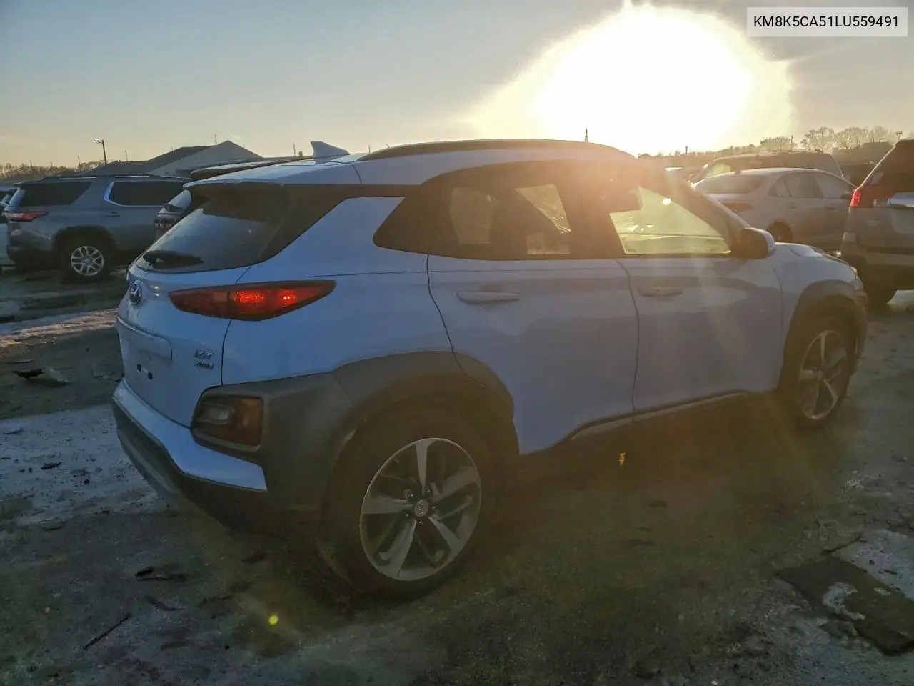 KM8K5CA51LU559491 2020 Hyundai Kona Ultimate